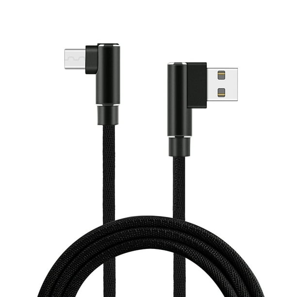Zesion Micro USB Braided 90 Degrees L-Shaped Fast Speed Data Charging Cable Color : Gray, Size : 1m Zesion Micro USB Braided 90 Degrees L-Shaped Fast Speed Data Charging Cable Color : Gray, Size : 1m